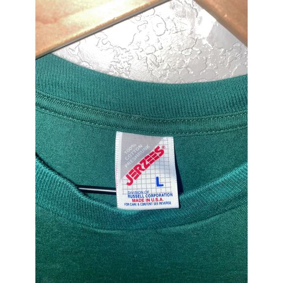 Vintage Test Print Shirt Scottys Castle Chief Joseph Tee STAINED VTG 90s Large - Picture 7 of 12